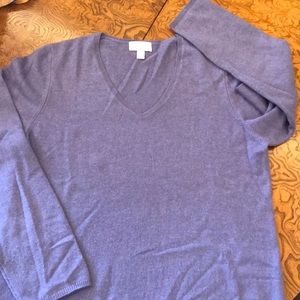 2ply cashmere neck sweater